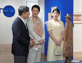 Japan imperial family at art exhibition