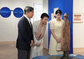 Japan imperial family at art exhibition