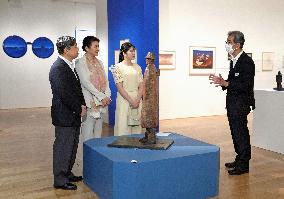 Japan imperial family at art exhibition