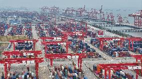 China's Trade in Goods Imports And Exports Total Value Growth