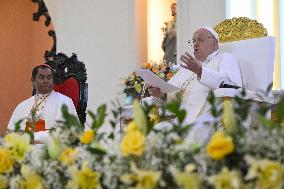 Pope Francis Meets Religious In Dili - Timor Leste