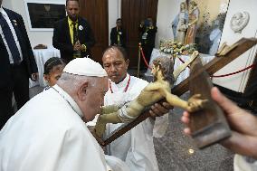 Pope Francis Meets Religious In Dili - Timor Leste