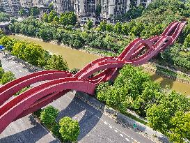 The Sexiest Bridge Shaped Like Chinese Knotting in Changsha