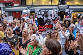 Narin Guran Protest In Izmir - Turkey