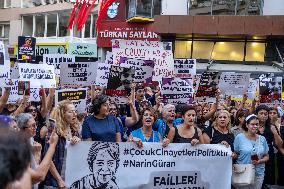 Narin Guran Protest In Izmir - Turkey