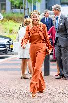 Queen Maxima At Opening Of Reiner De Graaf hospital - Delft