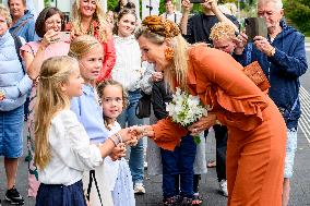 Queen Maxima At Opening Of Reiner De Graaf hospital - Delft