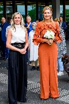 Queen Maxima At Opening Of Reiner De Graaf hospital - Delft