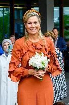 Queen Maxima At Opening Of Reiner De Graaf hospital - Delft