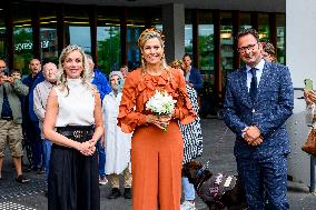 Queen Maxima At Opening Of Reiner De Graaf hospital - Delft