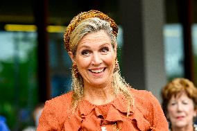 Queen Maxima At Opening Of Reiner De Graaf hospital - Delft