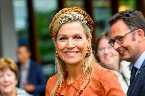 Queen Maxima At Opening Of Reiner De Graaf hospital - Delft