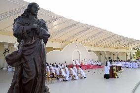 Pope Francis Leads A Mass in Timor Leste