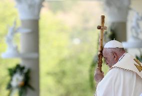 Pope Francis Leads A Mass in Timor Leste