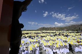 Pope Francis Leads A Mass in Timor Leste