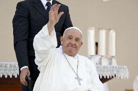 Pope Francis Leads A Mass in Timor Leste