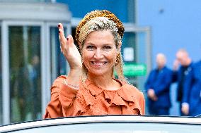 Queen Maxima At Opening Of Reiner De Graaf Hospital - Delft