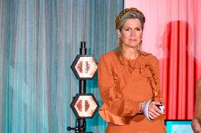 Queen Maxima At Opening Of Reiner De Graaf Hospital - Delft