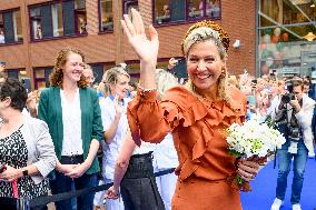 Queen Maxima At Opening Of Reiner De Graaf Hospital - Delft