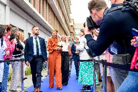 Queen Maxima At Opening Of Reiner De Graaf Hospital - Delft