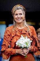 Queen Maxima At Opening Of Reiner De Graaf Hospital - Delft