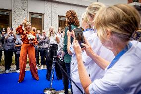 Queen Maxima At Opening Of Reiner De Graaf Hospital - Delft