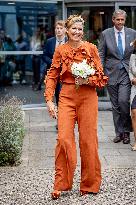 Queen Maxima At Opening Of Reiner De Graaf Hospital - Delft