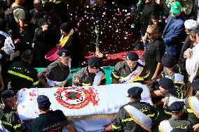 Funeral Of Three Personnel Of The Lebanese Civil Defense - Lebanon