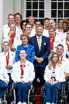 King Willem-Alexander Receives Paralympic Medallists - The Hague