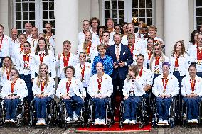 King Willem-Alexander Receives Paralympic Medallists - The Hague