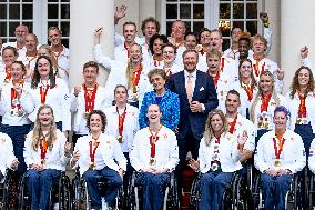 King Willem-Alexander Receives Paralympic Medallists - The Hague