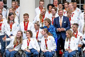 King Willem-Alexander Receives Paralympic Medallists - The Hague