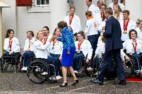 King Willem-Alexander Receives Paralympic Medallists - The Hague