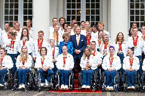 King Willem-Alexander Receives Paralympic Medallists - The Hague