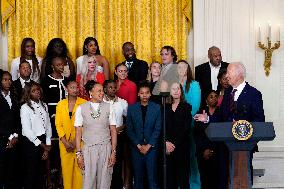 Joe Biden welcomes the Gamecocks Basketball Team - Washington