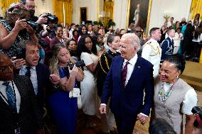 Joe Biden welcomes the Gamecocks Basketball Team - Washington