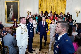 Joe Biden welcomes the Gamecocks Basketball Team - Washington