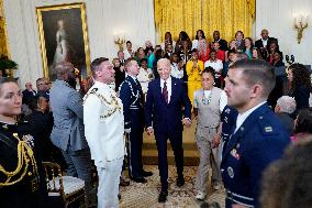 Joe Biden welcomes the Gamecocks Basketball Team - Washington