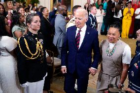 Joe Biden welcomes the Gamecocks Basketball Team - Washington