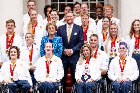 King Willem-Alexander Receives Paralympic Medallists - The Hague