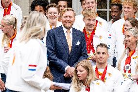 King Willem-Alexander Receives Paralympic Medallists - The Hague