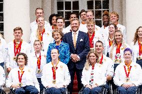 King Willem-Alexander Receives Paralympic Medallists - The Hague