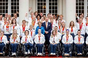 King Willem-Alexander Receives Paralympic Medallists - The Hague