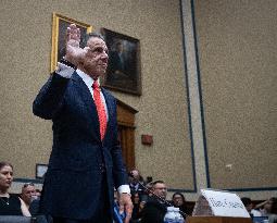 Former NY Governor Andrew Cuomo testifies about Coronavirus at Congressional hearing