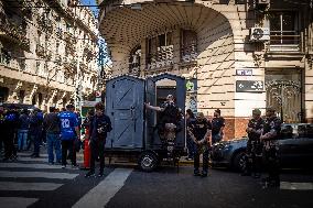 Demonstration Of Retirees For President Javier Milei's Veto Of The Increase In Pensions