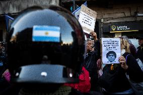 Demonstration Of Retirees For President Javier Milei's Veto Of The Increase In Pensions