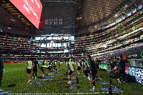 Mexico National Soccer Team Before The Mach Agaist Canada