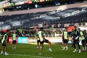 Mexico National Soccer Team Before The Mach Agaist Canada