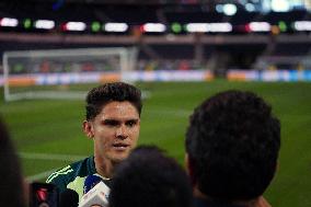 Mexico National Soccer Team Before The Mach Agaist Canada