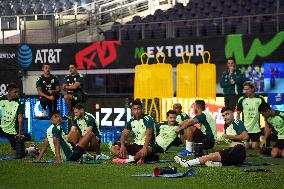 Mexico National Soccer Team Before The Mach Agaist Canada